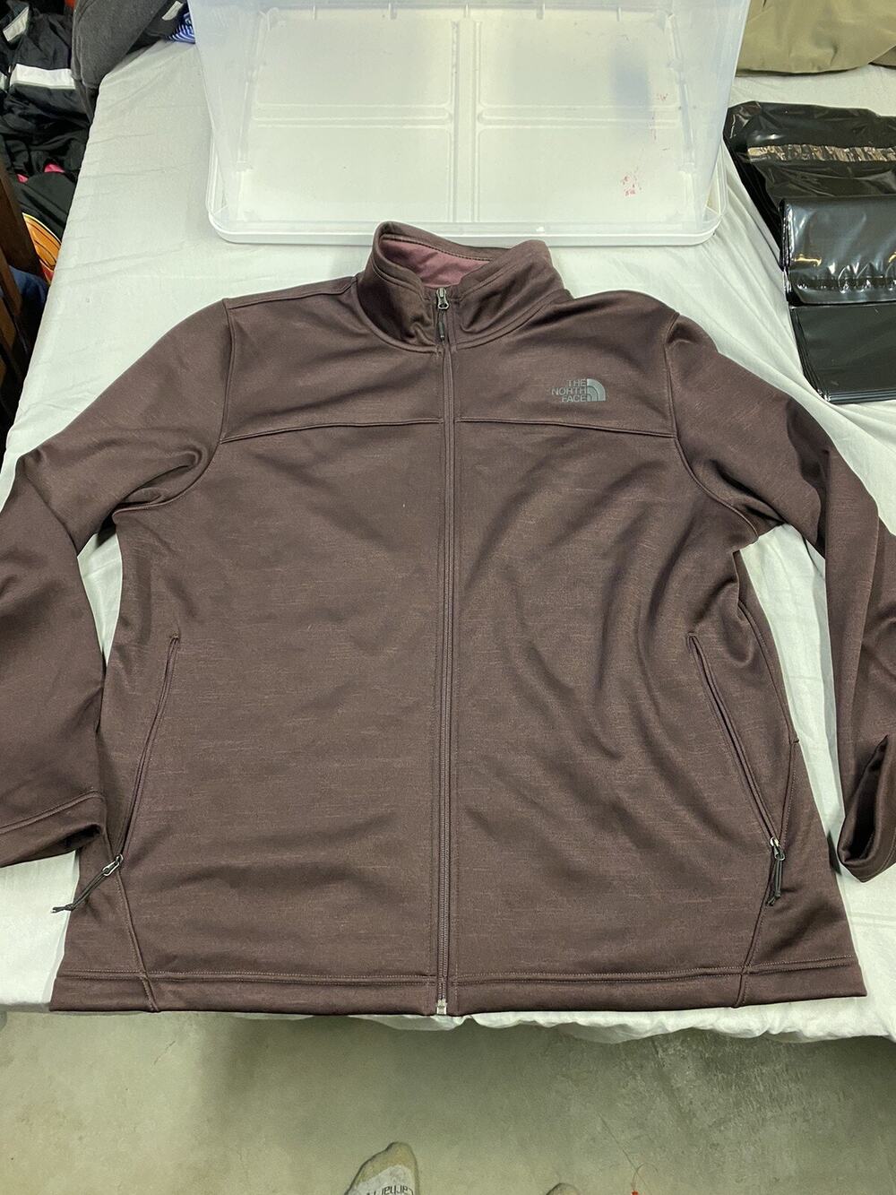 The North Face Men's Red Fleece Warm Full Zip Jacket Size 2XL